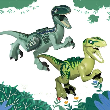 Jurský Dinosaura Hračky Tyrannosaurs Pterosauria Triceratop Indominus Rex Akcie Obrázok Stavebné Kamene, Tehly Chlapci Darček