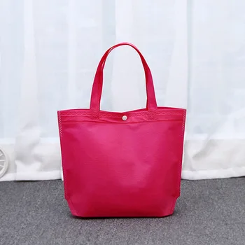 Opakovane nákupné tašky kórejský tote bag plátno tašky pre ženy prijať tlačiť svoje vlastné logo