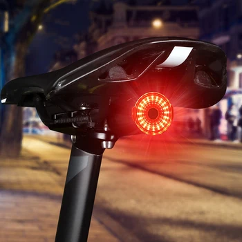 Požičovňa Smart Auto Brzdy Snímanie Svetla IPx6 Vodotesný LED USB Nabíjanie Cyklistické zadné svetlo na Bicykel Zadné Svetlo Príslušenstvo ciclismo
