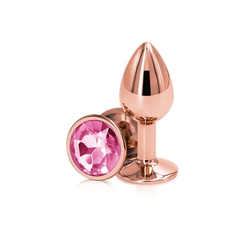 Rainbow ružové zlato, ružové Malé Stredné veľké 3 veľkosť súboru Srdce tvar Kovové análne korálky zadok plug Šperky sexuálnu hračku, pre ženy mužov