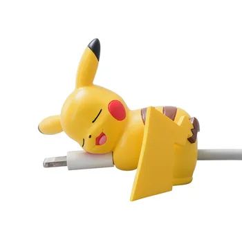 TOMY Pokémon Pikachu Pocket Monster USB Kábel, Nabíjačka Kawaii Ochranné údaj Cartoon Zvieratá pre Dieťa Vianočné Darčeky