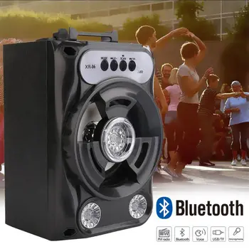 Veľká Veľkosť Bluetooth Reproduktor Bezdrôtový Zvukový Systém Bass Stereo s LED Svetlom B85A