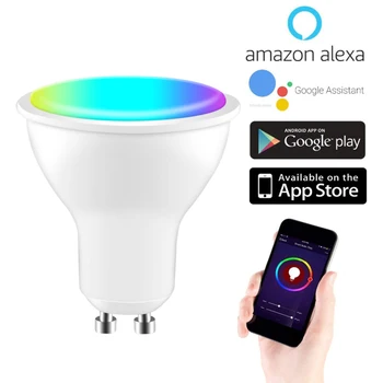 Tuya WiFi Smart Žiarovky LED Lampa Aplikáciu Diaľkové Ovládanie Smart Lampy, Nočné Svetlo Kompatibilné S Amazon Alexa Domovská stránka Google