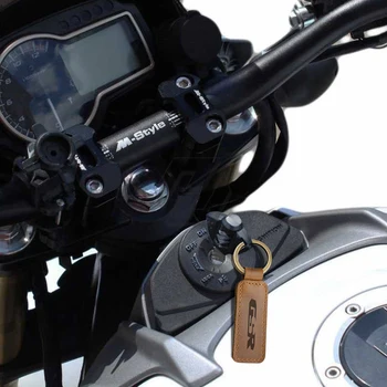 Pre Suzuki, a TO GSR125 GSR250 GSR400 GSR600 GSR750 Modelov Motocyklov Keychain Cowhide Krúžok na kľúče
