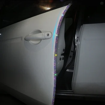 Bling Dvere Auta 3M Samolepka Auto Dekorácie viacúčelové Lepidlo Chrániť Film Drahokamu Páska Auto Ochrana voči Poškriabaniu