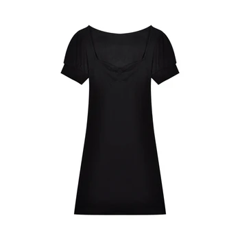 Šaty Žien Vintage Čierna Jednoduché Vysoký Pás Francúzske Módne Dámy Bodycon Šaty, Sexy Party Tvárny Elegantné Letné Dámske Oblečenie