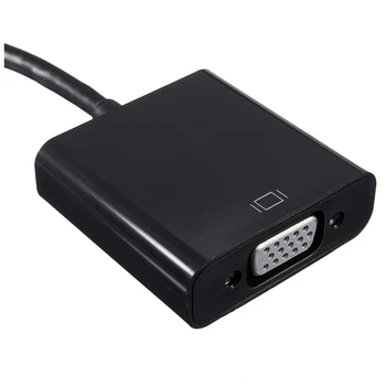 1080P USB 3.0 na VGA Displej Externý Video Grafický Adaptér Kábel Pre Win 7 8, Čierna