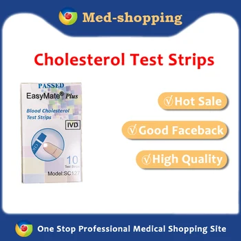 CE Cholesterolu v Krvi Testovacie Prúžky Cholesterolu v Krvi, Meter Pásu Pre Taiwan EasyMate Domov, Zdravotníckych Zariadení Cholesterolu Test Meter