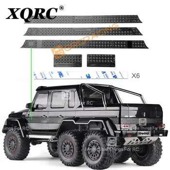 XQRC Veľké kryt z nerezovej ocele výbava doska protišmykové platne na 1 / 10 traxxas trx-6 g63 trx-4 G500 auto príslušenstvo
