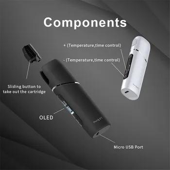 Pluscig P7 vape držiak pre iQOC pre jouz stick 3500mAh vape až 40-50 kontinuálne smokable kompatibilita elektronická cigareta auta