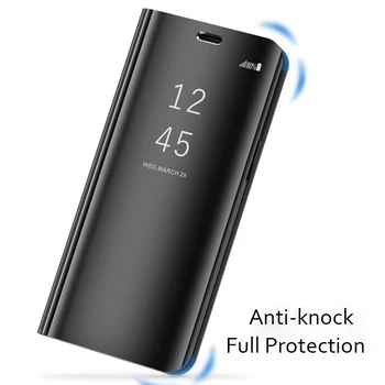 Smart Spánku Zobraziť Flip Puzdro Pre Samsung Galaxy S8 S9 S10 Plus Prípade Nahor Puzdro Pre Samsung Galaxy Note 8 9 S10e Prípade Coque Capa