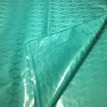 Kvalitné afriky bazin riche textílie obyčajný guinea brocade textílie 5 metrov hore tissu africain povodí getzner pre šaty materiálu