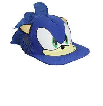Anime klobúk hru Sonic the Hedgehog cosplay modrá Erinaceinae klobúk Ježko klobúk Dospelých Unisex Sonic Tím príslušenstvo Sonic klobúk