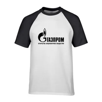 LOGO SEDEM SESTIER olej gigant GAZPROM T-shirt bavlna Lycra top Módne Značky t shirt mužov new vysoká kvalita