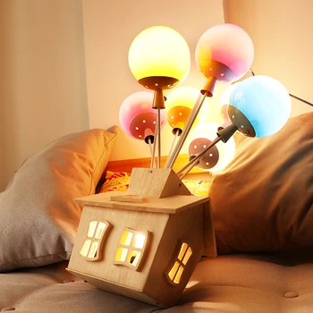 Moderné Nezávislá Závesné Lampy, Osvetlenie, LED Žiarovky, Farebné Balóny Deti Individualitu Detí Izba Dekorácie, Svietidlá