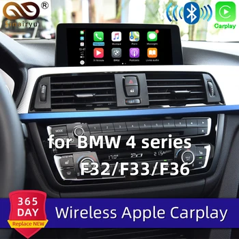Sinairyu WIFI Bezdrôtové Apple Carplay pre BMW Retrofit 4 série F32 F33 F36 NBT roky 2013-2017 Android Auto/Zrkadlo Waze Spotify Mapy