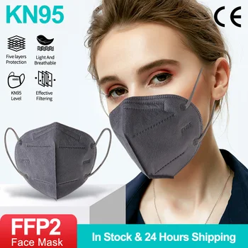 5-100 Mascara Kn95 ffp2mask CE Certifikátu Mascarillas ffp2reutilizable Maska fpp2 Hygienické Dospelých Masque Kn95 Tvár, Ústa Maska fpp2