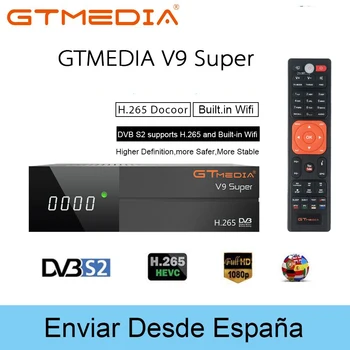 GTMedia V9 Super Satelitného Prijímača Full HD 1080P DVB-S2 PK X96 Mini H96 Upgrade Z Freesat V8 Super