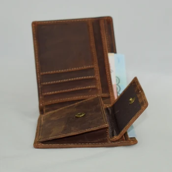 Vyryté Sovietskeho zväzu KGB Logo Peňaženky Muž Originálne Kožené Kabelky FRID Blokovanie Malé Mince vrecku, Kabelke Vintage Mužov Peňaženky