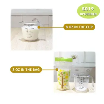 112Pcs 235ml Dieťa materské Mlieko Skladovanie Tašky Únik Dôkaz Sterilizované Dieťa Bezpečné Potraviny materské Mlieko Mraznička Skladovanie Taška Pre Dieťa Kŕmenie