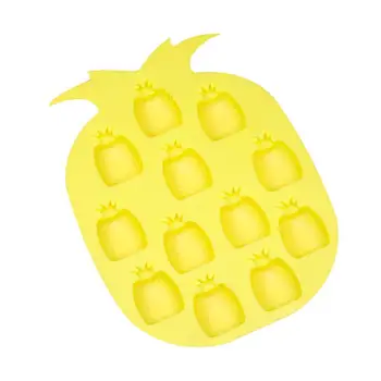 Doreen Okno PVC Živice Škatuľky Na Šperky, Takže Ananás/ Ananas Ovocie Žltá 18.5 cm x 14 cm, 1 Ks