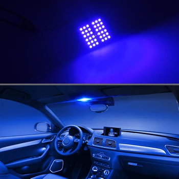 T10 5050 SMD 16 Farieb RGB LED Panel Auto, Auto Interiéru Čítanie Mapy Žiarovka Svetla Dome Vlkovcový Diaľkový ovládač Flash Blesk