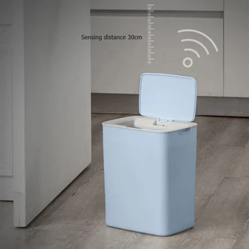Automatické Kuchyňa Koša Touchless Inteligentné indukčný Snímač Pohybu Široký Otvor Senzor Eco-friendly Odpadu, Smetí Bin