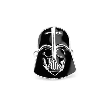 Vyhlásenie Šperky Vysokej Kvality Star Wars Black Darth Vader manžetové gombíky, Pánske Šperky, Košele Putá odkaz Filmu JewelryFree doprava