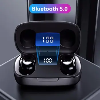 Univerzálne Vhodné Mini Bezdrôtová 5.0 Slúchadlá Touch Control HD Stereo Slúchadlá Športové Slúchadlá Slúchadlá