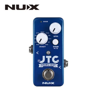 NUX NDL-2 JTC Drum & Slučky Gitara Efekt Pedál Looper 6 Minút Čas Nahrávania 10 Bubon Rytmy Smart Tap Tempo s footswitch