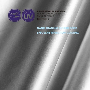 OLYCAT Ploché Slnečníkov, Dážď Ženy Titanium Silver Anti UV Mini Dáždnik Detský Prenosný Päť-skladací Dáždnik Vetru UPF50+