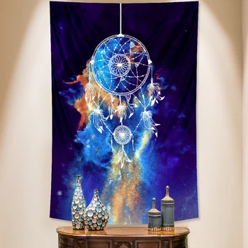 Psychedelickej scény domáce dekorácie Mandala gobelín stene visí kúziel gobelín Hippie České dekoratívne list