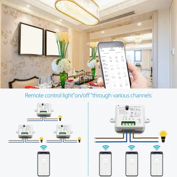Tuya Inteligentný Život WiFi Zásuvky Mini Modul DIY Smart Home pracuje s Google Domov Echo Alexa Hlasové Ovládanie Aplikácie Diaľkové Ovládanie IFTTT