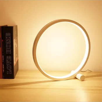 Zerouno stmievateľné stolná lampa moderného krúžok kolo prepínač stolná lampa na čítanie knihy lampy usb napájanie dc 5v vysoký jas led osvetlenie