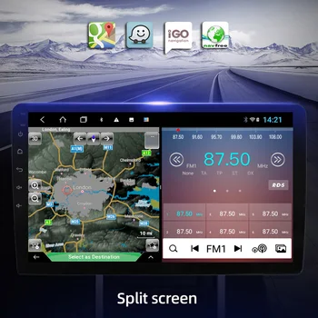 4G+64 G 10.1 palcový Android 9 ips displej auto multimediálny systém Pre Nissan navara NP300 2016-2018 auta gps rádiový navigačný