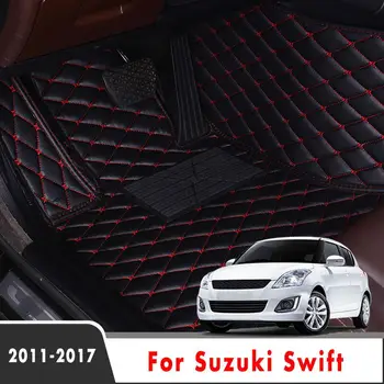 Auto Podlahové Rohože Pre Suzuki Swift 2017 2016 2013 2012 2011 Vlastné Auto Koberce Kožené Poťahy Dizajn Interiéru Chrániť
