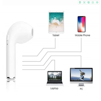 HBQ i7S Malé Bezdrôtové Nabíjanie Prípade Plne Bezdrôtový Stereo Headset i8 tws Slúchadlá Pre Android a IOS