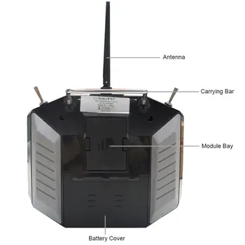 FrSky ACCST Taranis Q X7 QX7 2.4 GHz 16CH LCD Displej Smart Port Vysielač Rádiové Ovládanie Bez Prijímač Pre RC Multicopter
