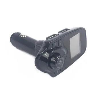 Najnovší model T11 Bezdrôtová Handsfree Súprava do Auta Bluetooth FM Transmitter Prehrávač/Duálny USB Nabíjačka