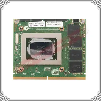 Pôvodná Používané GTX675 GTX675M GTX 675M 2G 2GB Grafická Karta Pre DELL M17X M18X M15X N13E-GS1-A1 GTX675 Video Card Karty