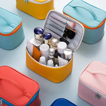 Kozmetická Taška Organizátor Multi-Funkčné Prenosné Kabelku Box Cestovné Make-Up Toaletná Prípade Odkladacie Puzdro Príslušenstvo Značky Umývanie Puzdro