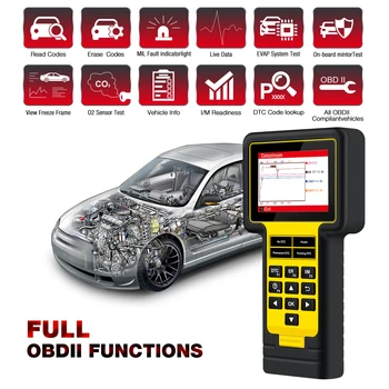 OBDII code reader THINKCAR TS600 ABS, SRS Auto skener s Olejom/EPB/TPMS Reset Service thinkcar Diagnostický Nástroj PK CR619 AL61