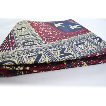 2019 Bavlna Nigérijský Chitenge Ankara Textílie Ghana Kente Vosk Afriky Kitenge Tlač Textílie Pre Handričkou 6 Metrov Doprava Zadarmo