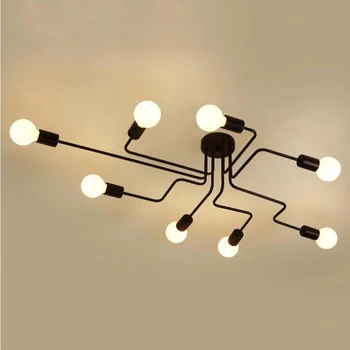 Retro LED Stropný Luster Osvetlenie pre Domova Jedáleň Cafe Bar Zariadenie Loft Obývacia Izba, Spálňa priemyselné Stropné Lampy