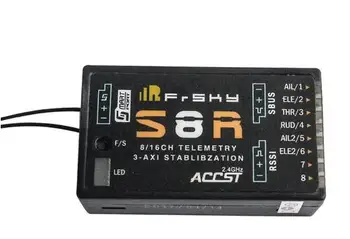 Frsky S8R 16CH 3-Os Stablibzation RSSI PWM Výstup Telemetry Prijímač S Smart Port