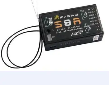 Frsky S8R 16CH 3-Os Stablibzation RSSI PWM Výstup Telemetry Prijímač S Smart Port