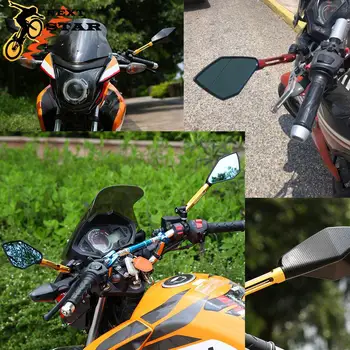 CNC Univerzálne Motocyklové Spätné Zrkadlo Bočné Zrkadlá Zozadu Na Yamaha YZ YZF-F 125 250 350 450 505 R1 R6 FZ1 FZ6N MT07 MT09