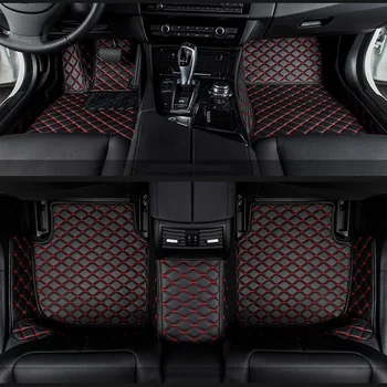 Auto podlahové rohože pre BMW e30 e34 e36 e39 e46 e90 e60 f10 f30 x1 x3 x4 x5 x6 1/2/3/4/5/6/7 auto príslušenstvo styling Vlastné nohy podložky