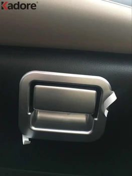 Pre Toyota RAV4 RAV 4 2016 2017 2018 ABS Matný Vnútorné Storge kľučky Rukavice Box Obloha Odznak Prekrytie Dekorácie Auta Styling