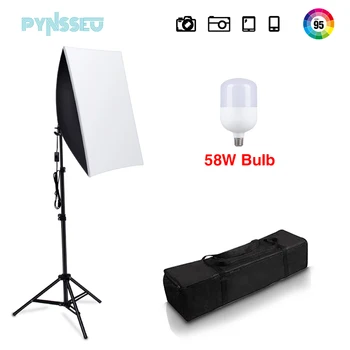 PYNSSEU 1PC Mäkké Box Osvetlenie Auta 50x70CM Profesionálne Fotografovanie Light System Softbox Pre Zariadenia Photo Studio